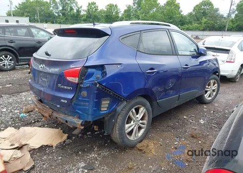 2010 Hyundai Tucson Gls from USA, damaged, VIN KM8JUCAC4AU081853